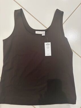 Chico's Black Scoop Neck Tank